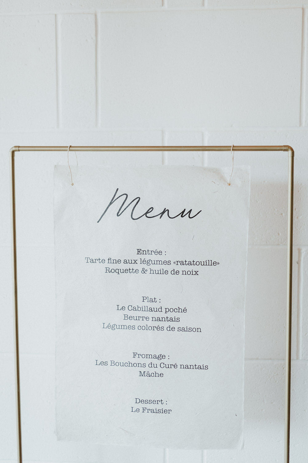 menu mariage nantes