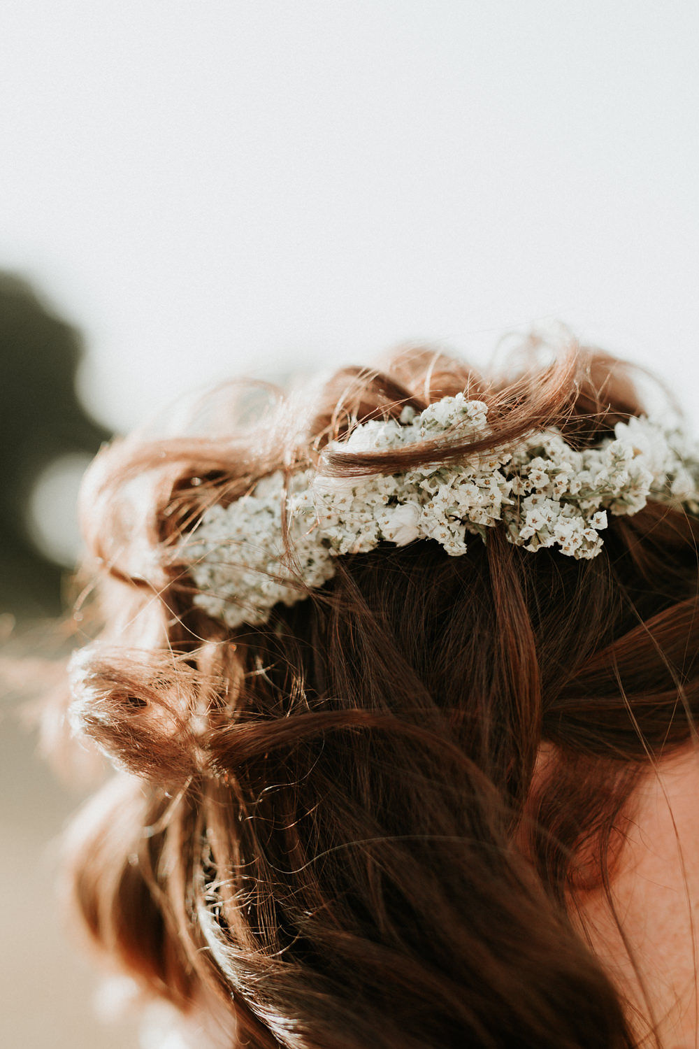 couronne de fleurs mariage champetre