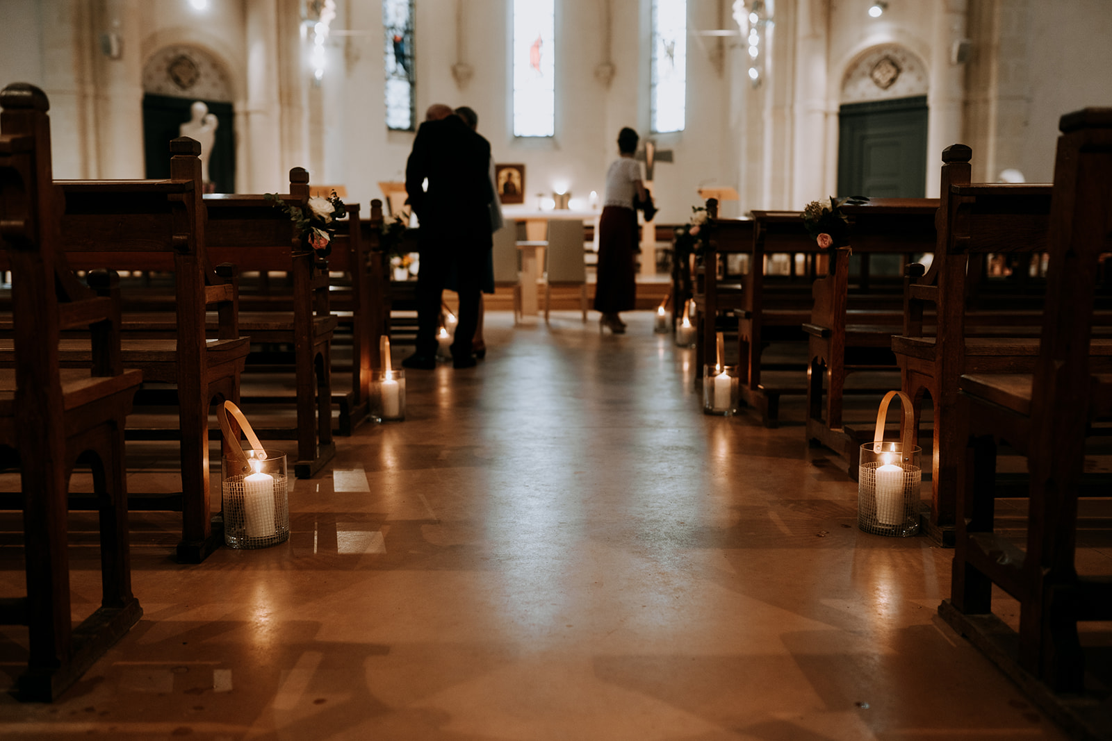 décoration de mariage église Loire Atlantique