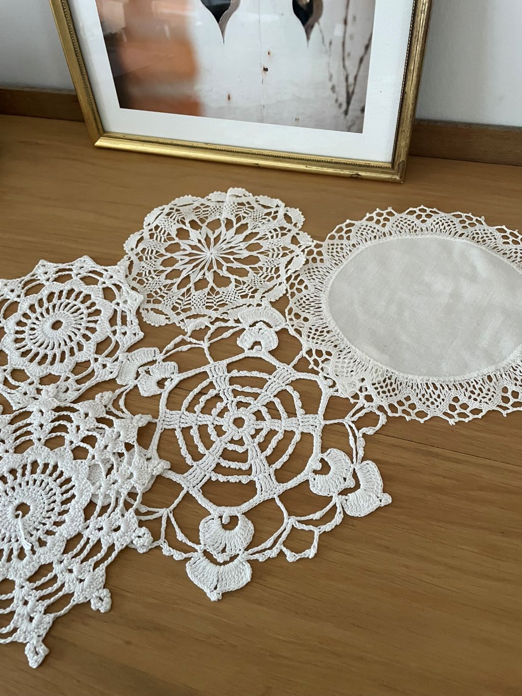 Napperons location vintage Rosa event design Nantes