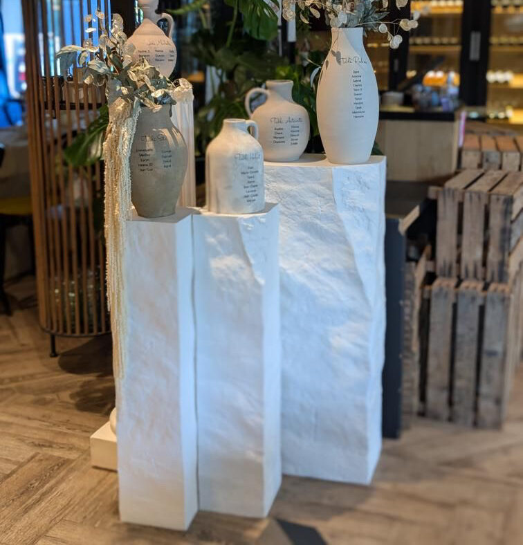 Colonnes impression 3D location décor mariage nantes