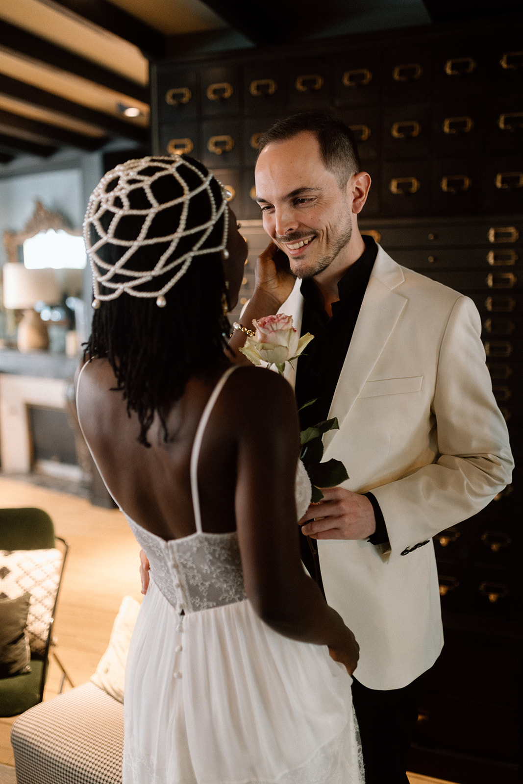 Djara et Antoine wedding design Nantes Rosa event design