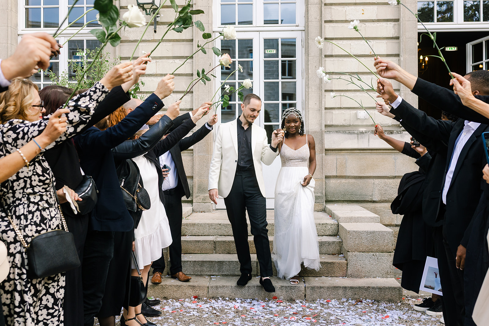 Djara et Antoine wedding design Nantes Rosa event design