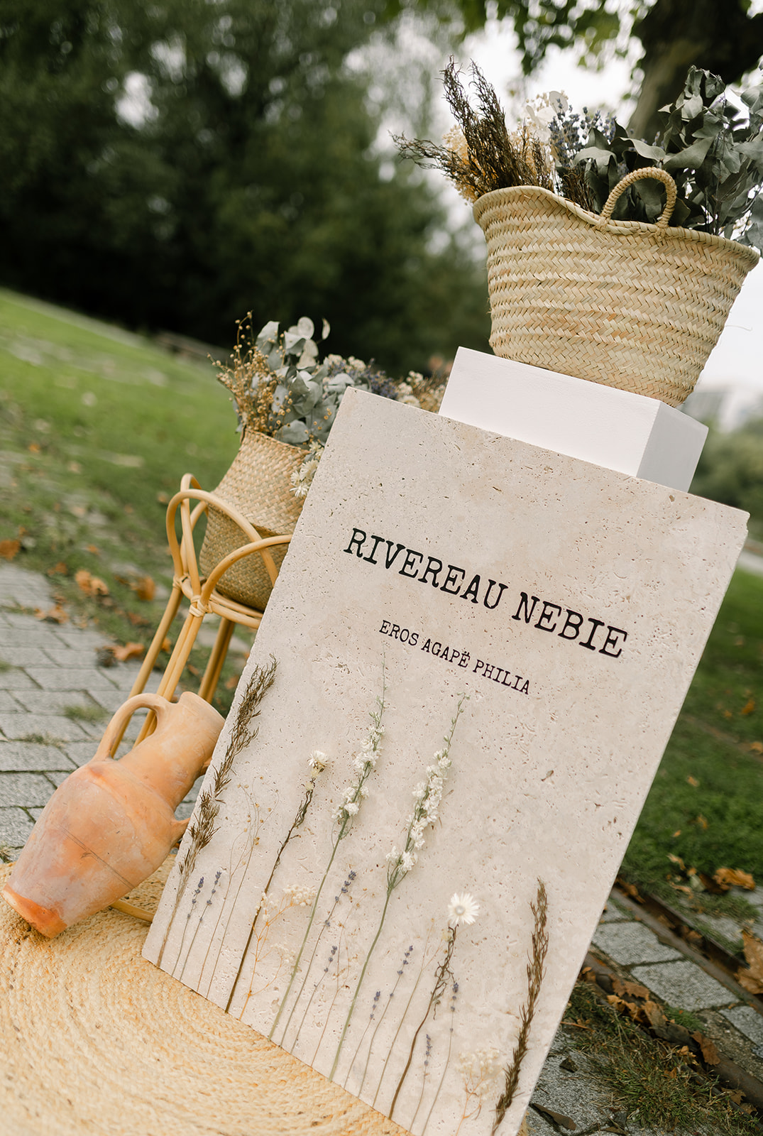 Djara et Antoine wedding design Nantes Rosa event design