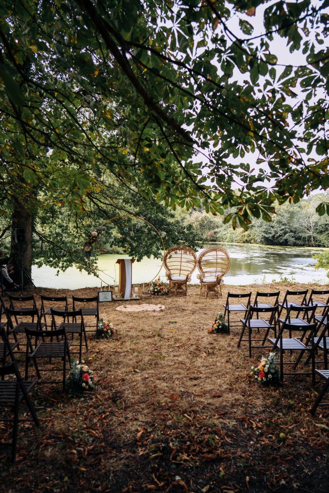 Mariage au bord de l'eau élégant détails Nantes designer