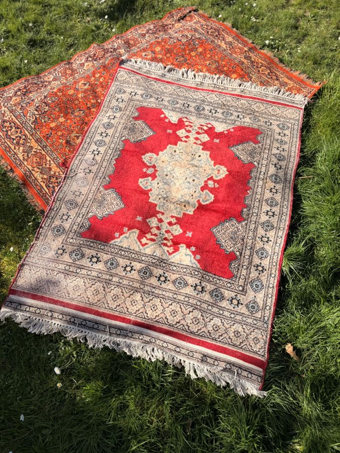 Tapis vintage rouge location Nantes mariage