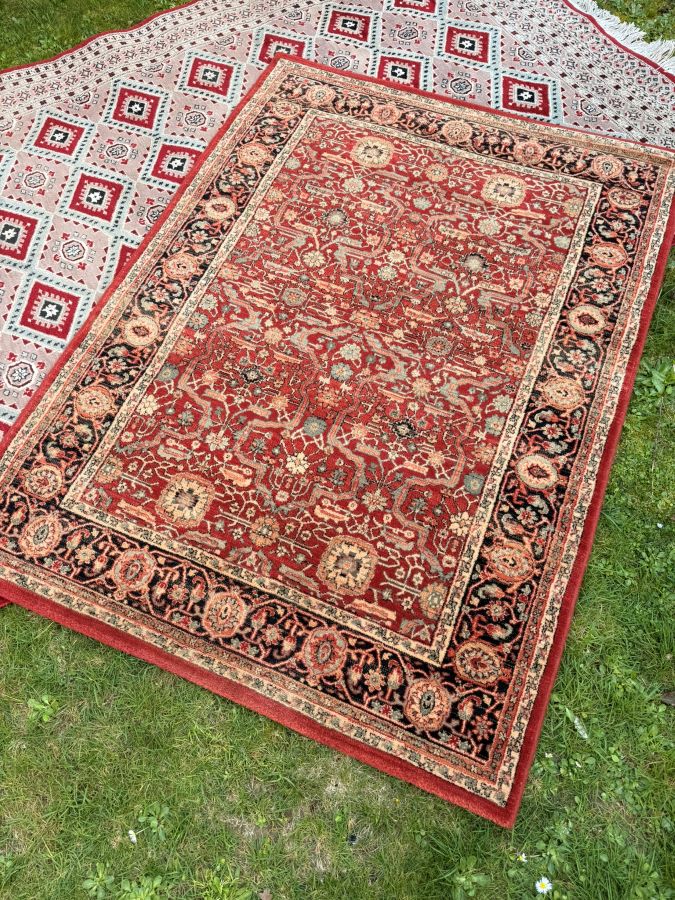 Tapis vintage rouge location Nantes mariage